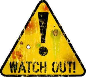 62617839 - watch out sign, warning sign, vector illustration