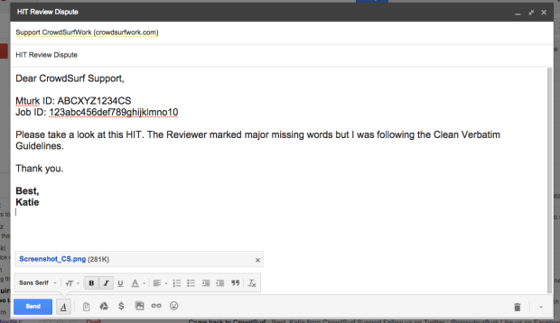 How to Dispute your HIT Scores - CrowdSurf Work